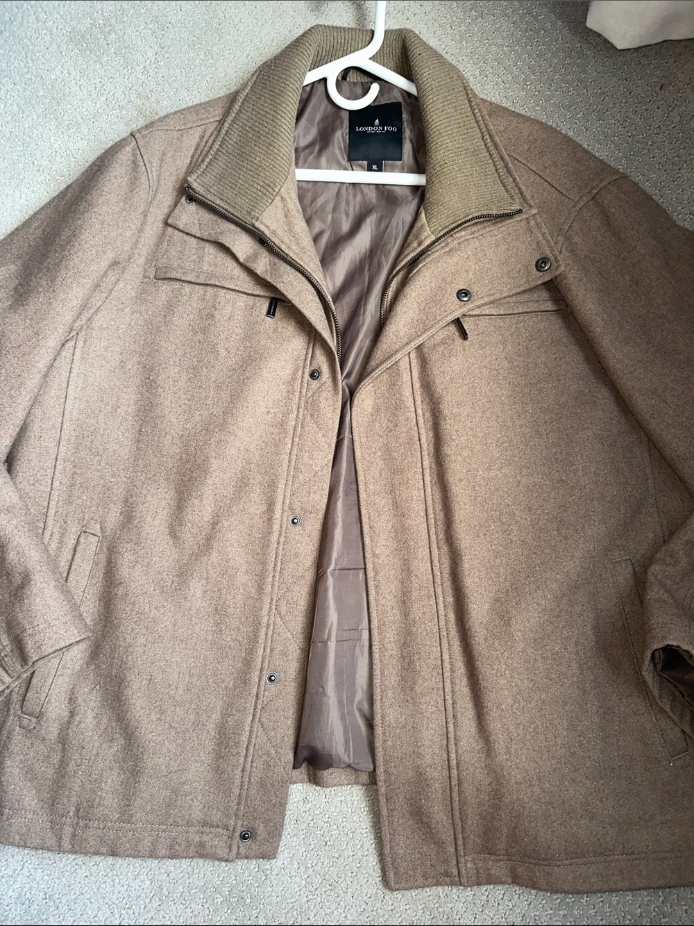 Nice London Fog Men's Wool Blend Jacket